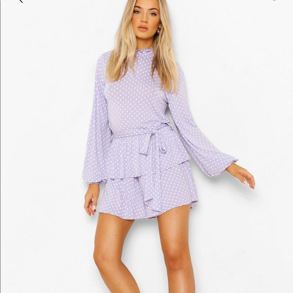 Boohoo Pants - Boohoo Polka Dot Romper ❤️ 5 for 25
